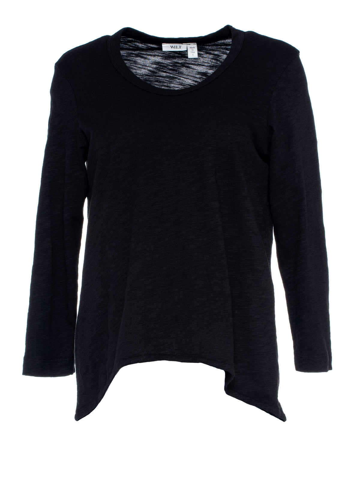 Scoopy Neck 3/4 Sleeve Boyfriend Tee