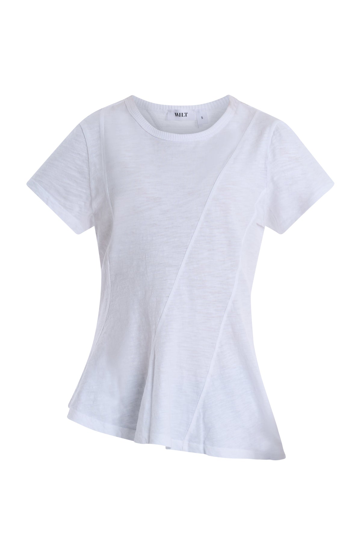 Round neck short sleeve tee