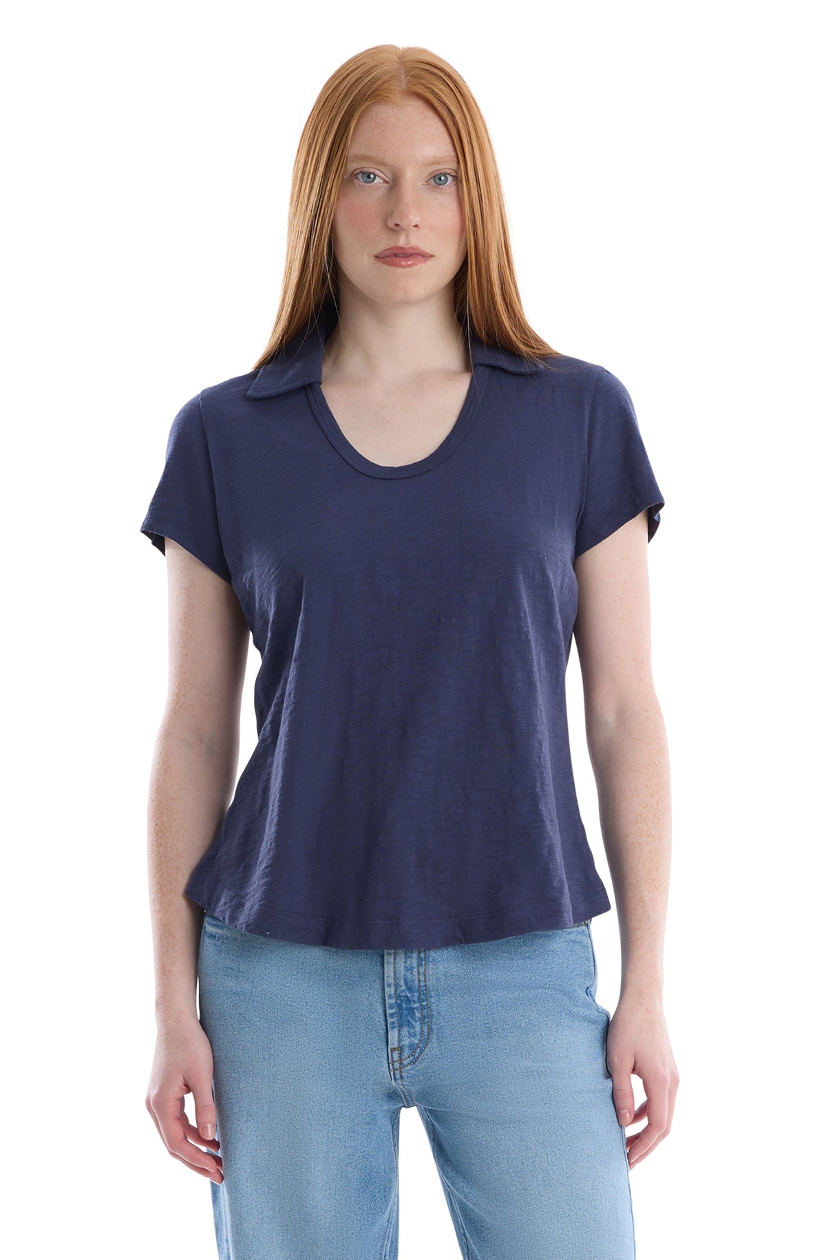 Short sleeve polo tee