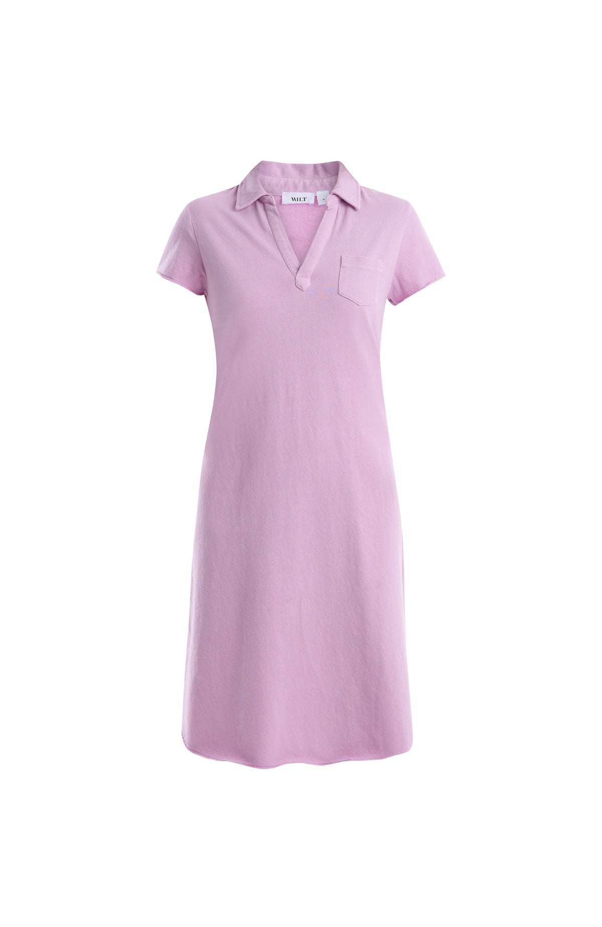 Polo dress with chest pocket
