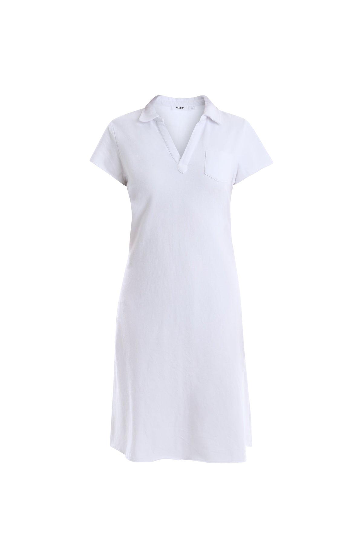Polo dress with chest pocket